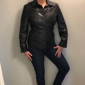 Andre Marc SOFT Black Leather jacket